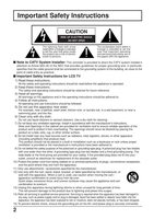 Panasonic TC26LX20 TC32LX20 TV Operating Manual